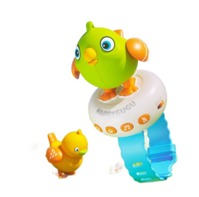 咕咕鸟充电益智智能AI对话变色声控感应儿童玩具手表学说话吹口哨